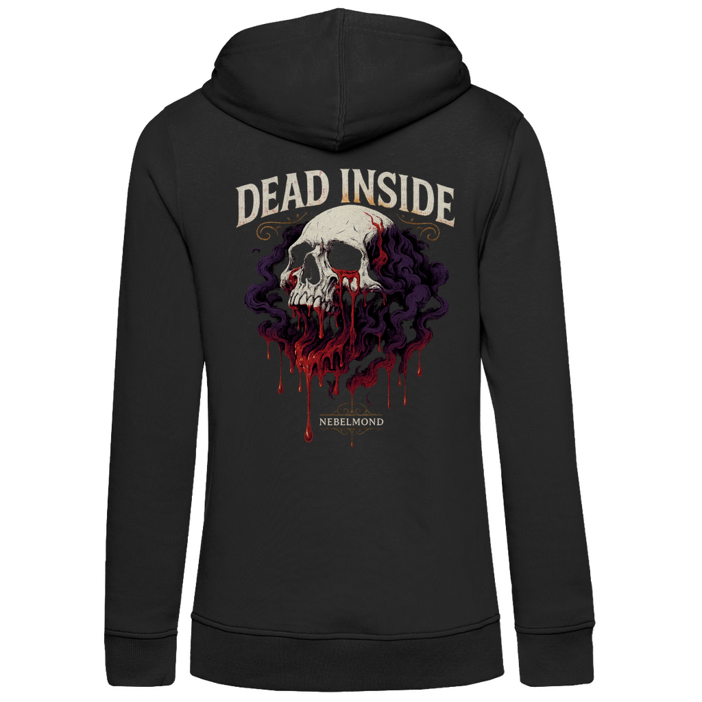 Dead Inside | Emotional Void Collection | Nebelmond Damen Premium Bio Hoodie