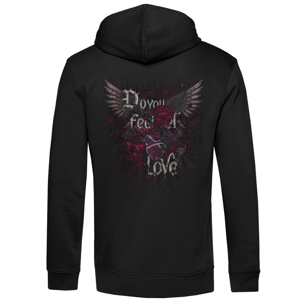 Do You Feel Love | Emotional Void Collection | Nebelmond Herren Premium Bio Hoodie