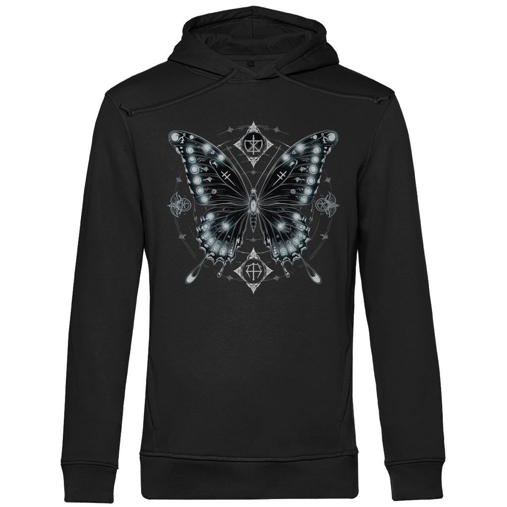 METAMORPHOSIS OF SHADOWS | Dark Butterfy Collection | Nebelmond Herren Premium Bio Hoodie