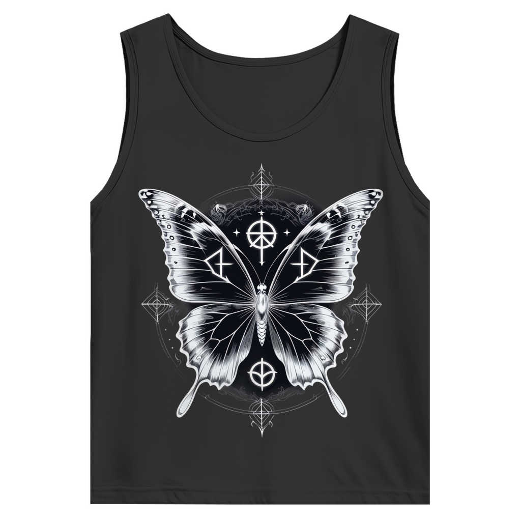 SACRED DARKNESS | Dark Butterfy Collection | Nebelmond Herren Basic Tank Top