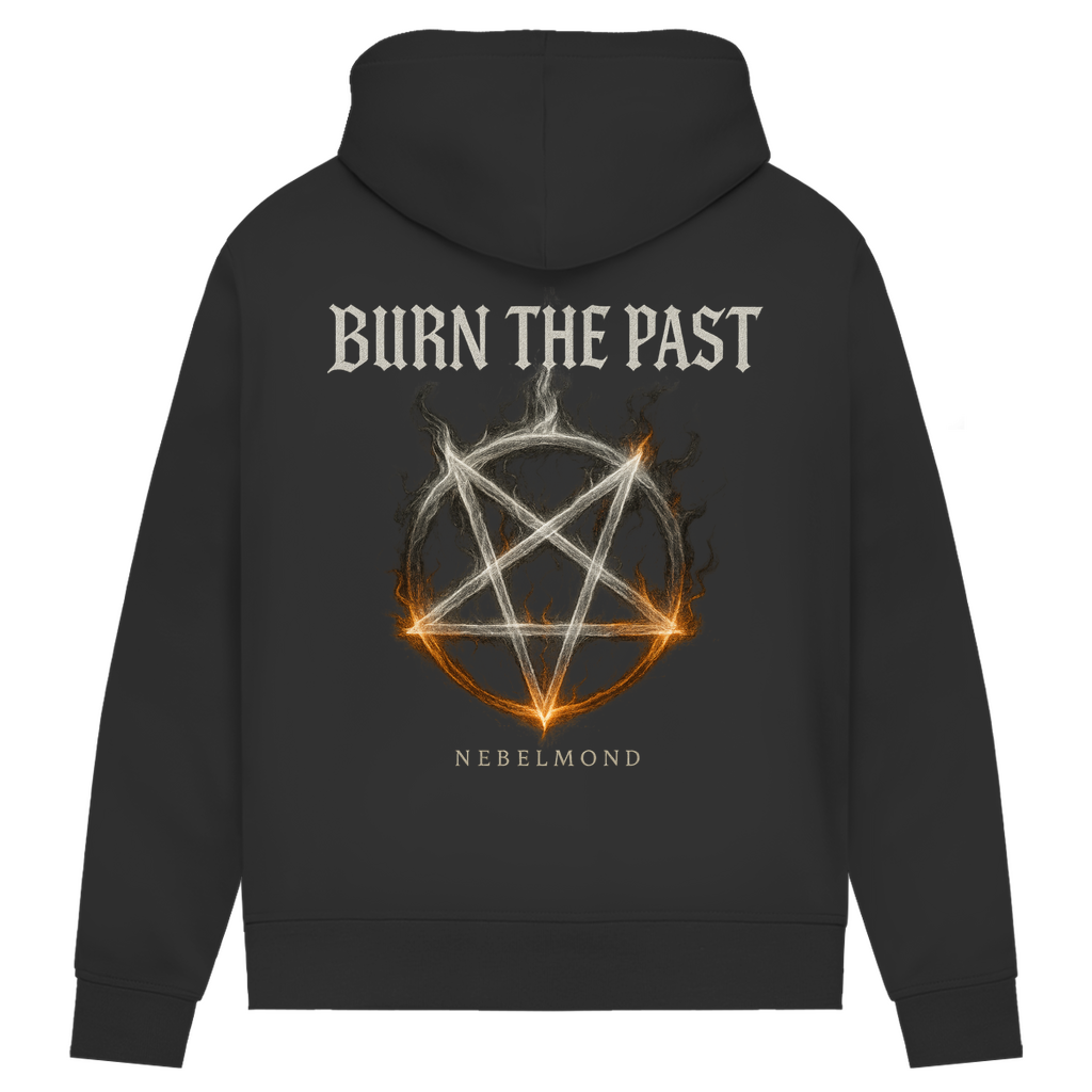 Burn the Past | Mystic Pentagram Collection | Nebelmond Damen Premium Bio Hoodie