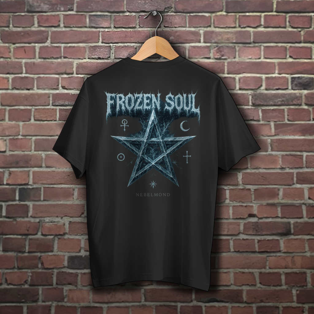 Frozen Soul | Mystic Pentagram Collection | Nebelmond Oversize T-Shirt