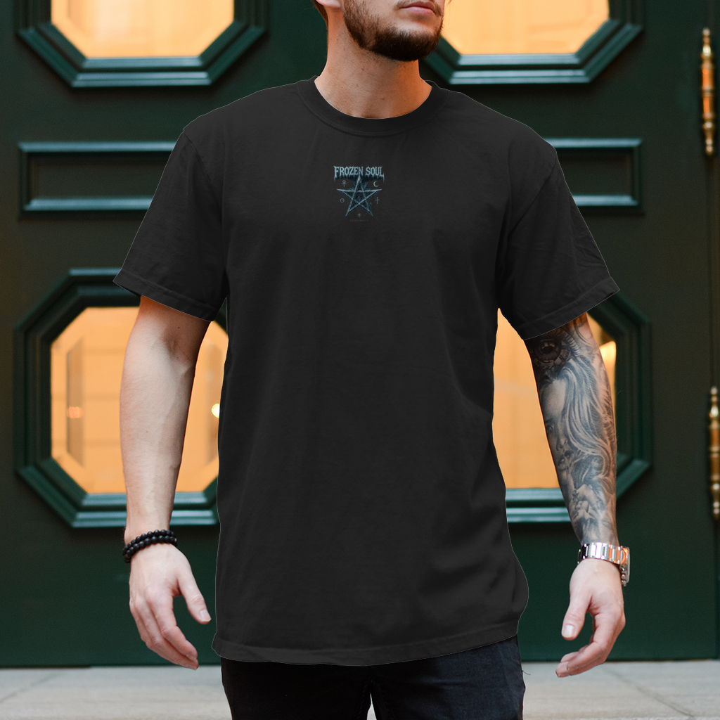 Frozen Soul | Mystic Pentagram Collection | Nebelmond Herren T-Shirt
