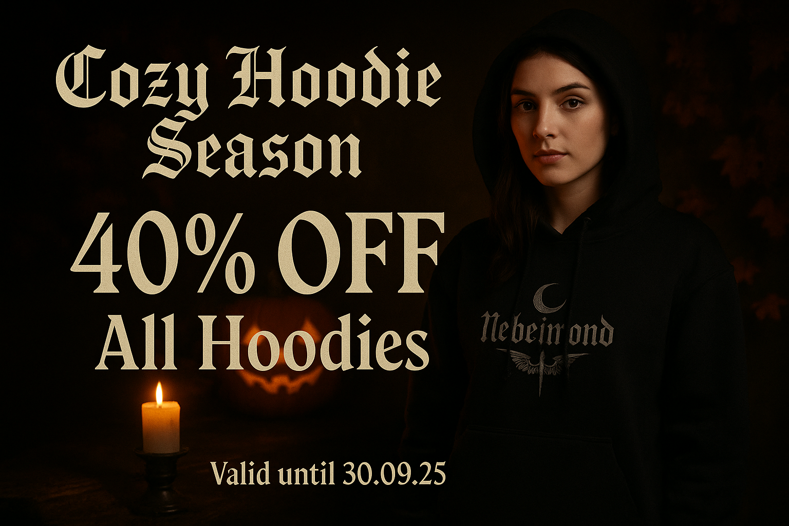 Cozy Hoodie Season Hero Banner
