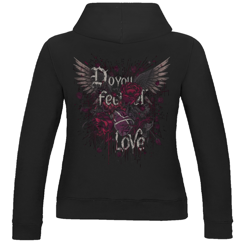 Do You Feel Love | Emotional Void Collection | Nebelmond Damen Hoodie