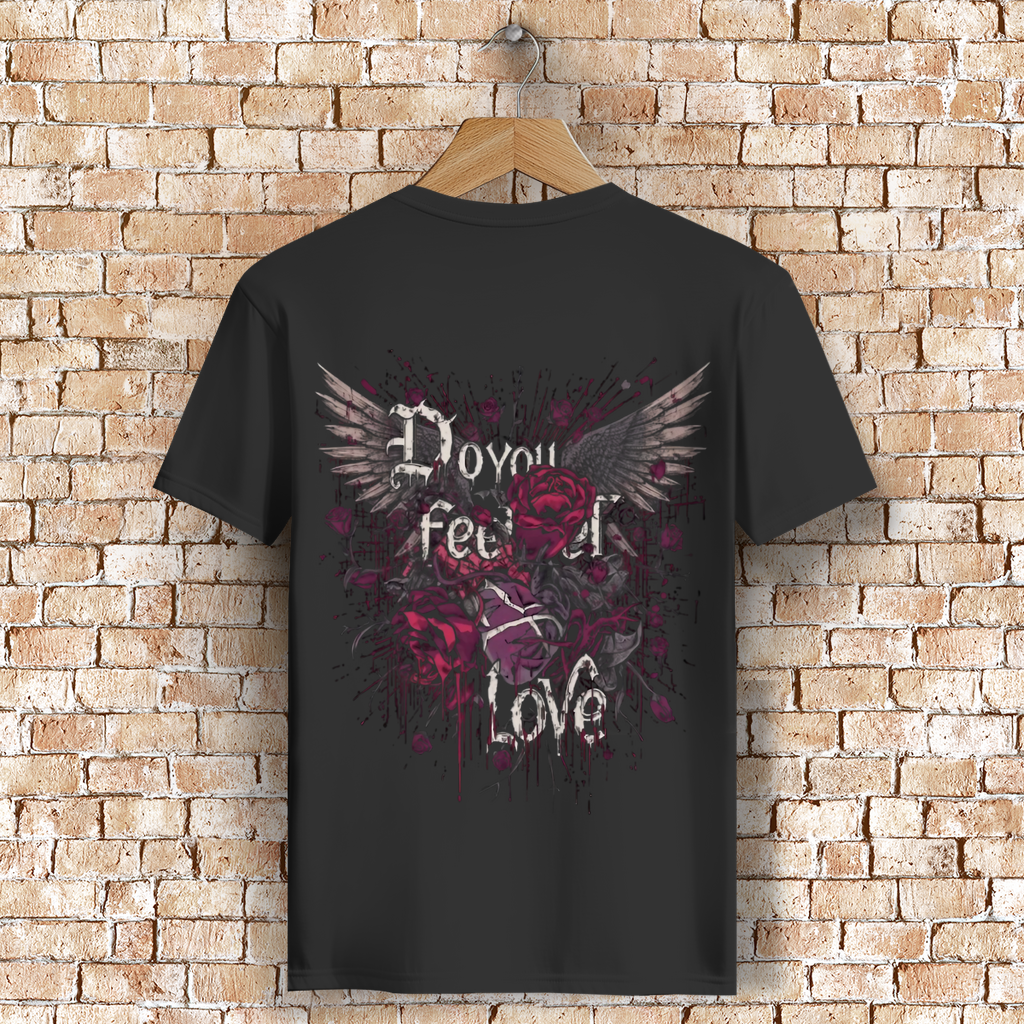 Do You Feel Love | Emotional Void Collection | Nebelmond Herren Premium Bio T-Shirt