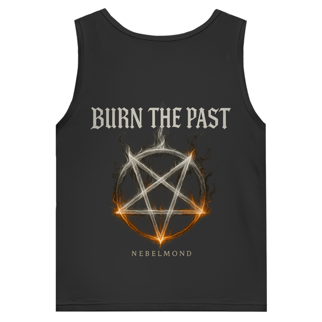 Burn the Past | Mystic Pentagram Collection | Nebelmond Herren Basic Tank Top