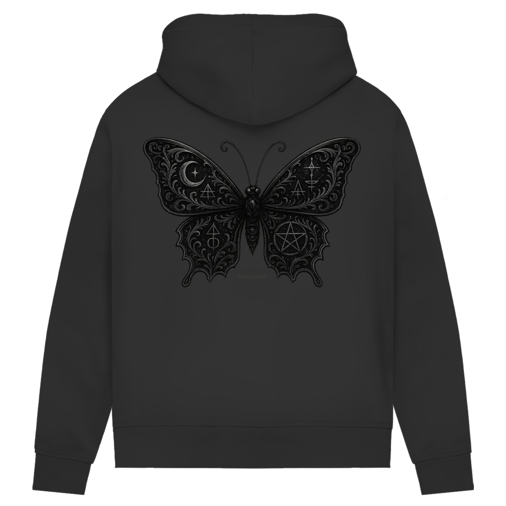 ARCANE BUTTERFLY | Dark Butterfy Collection | Nebelmond Damen Premium Bio Hoodie