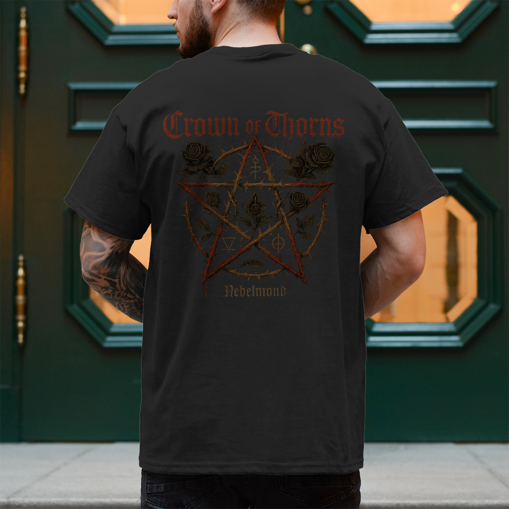 Crown of Thorns | Mystic Pentagram Collection | Nebelmond Herren T-Shirt