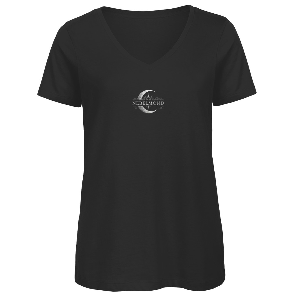 Nebelmond Damen Premium Bio V-Neck T-Shirt