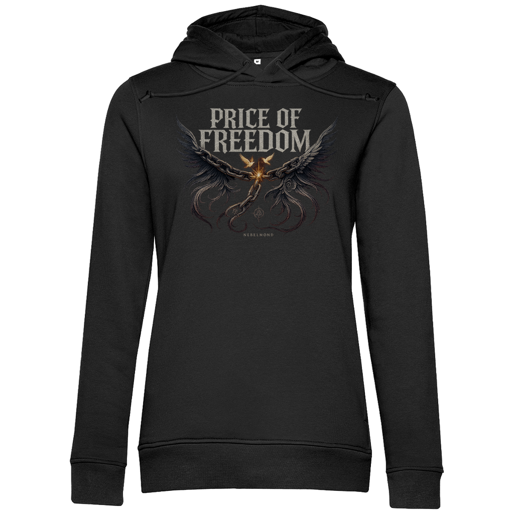 Price of Freedom | Dark Commerce Collection | Nebelmond Damen Premium Bio Hoodie