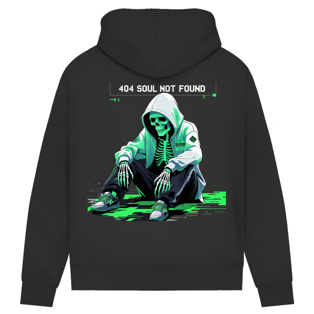 404 Soul Not Found | Lost & Glitched Collection | Nebelmond Damen Premium Bio Hoodie