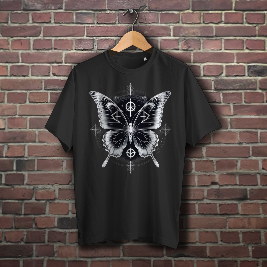SACRED DARKNESS | Dark Butterfy Collection | Nebelmond Oversize T-Shirt