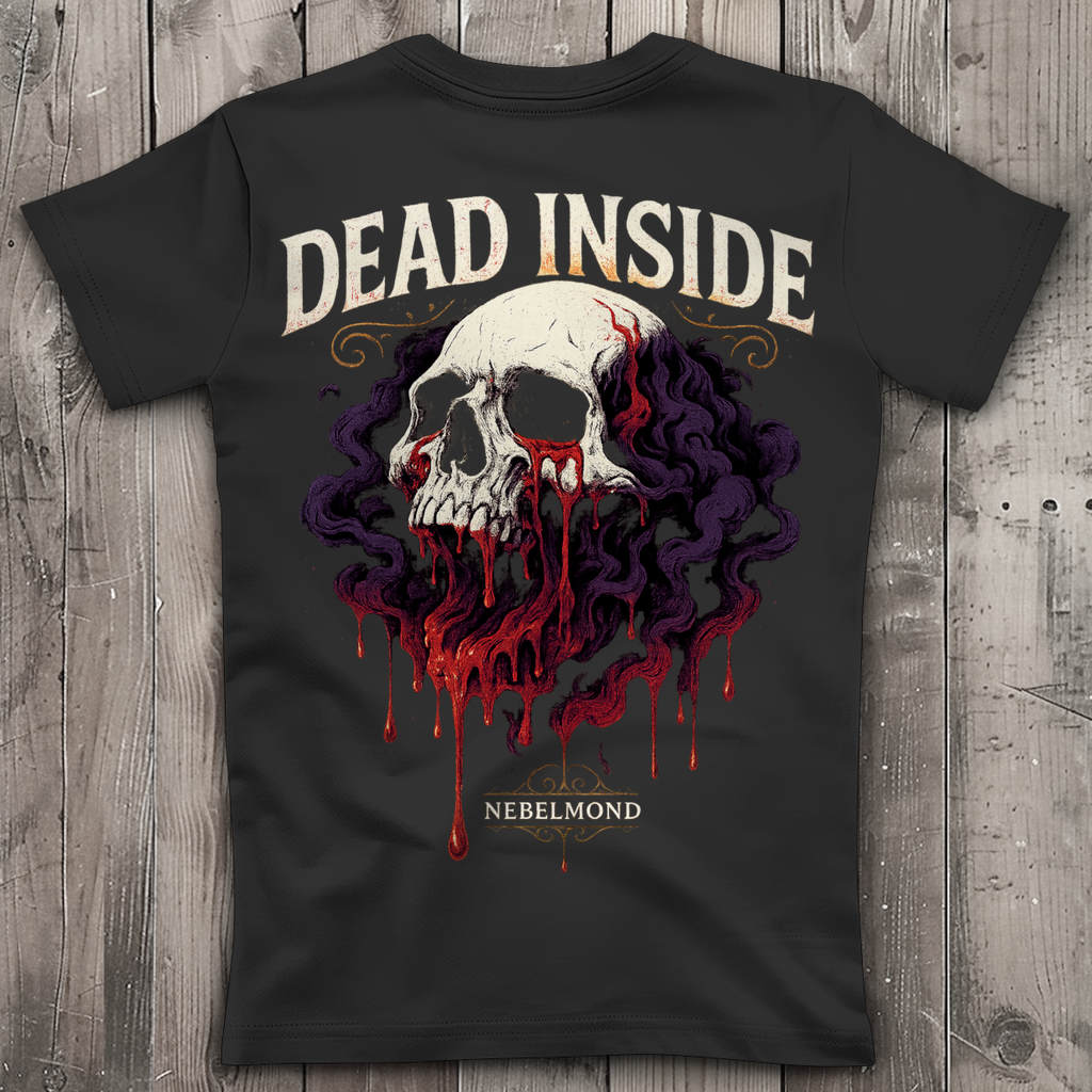 Dead Inside | Emotional Void Collection | Nebelmond Damen Premium Bio V-Neck T-Shirt