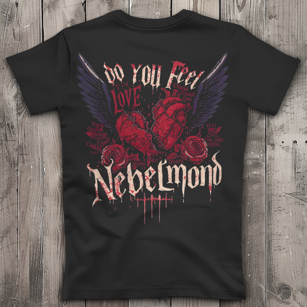 Do You Feel Love - Part 2 | Emotional Void Collection | Nebelmond Damen Premium Bio V-Neck T-Shirt