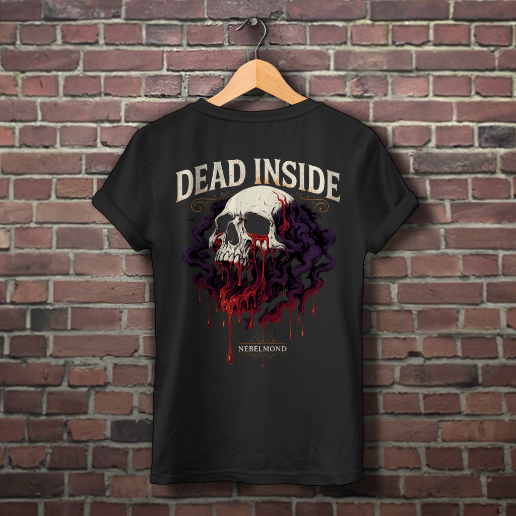 Dead Inside | Emotional Void Collection | Nebelmond Damen Premium Bio T-Shirt