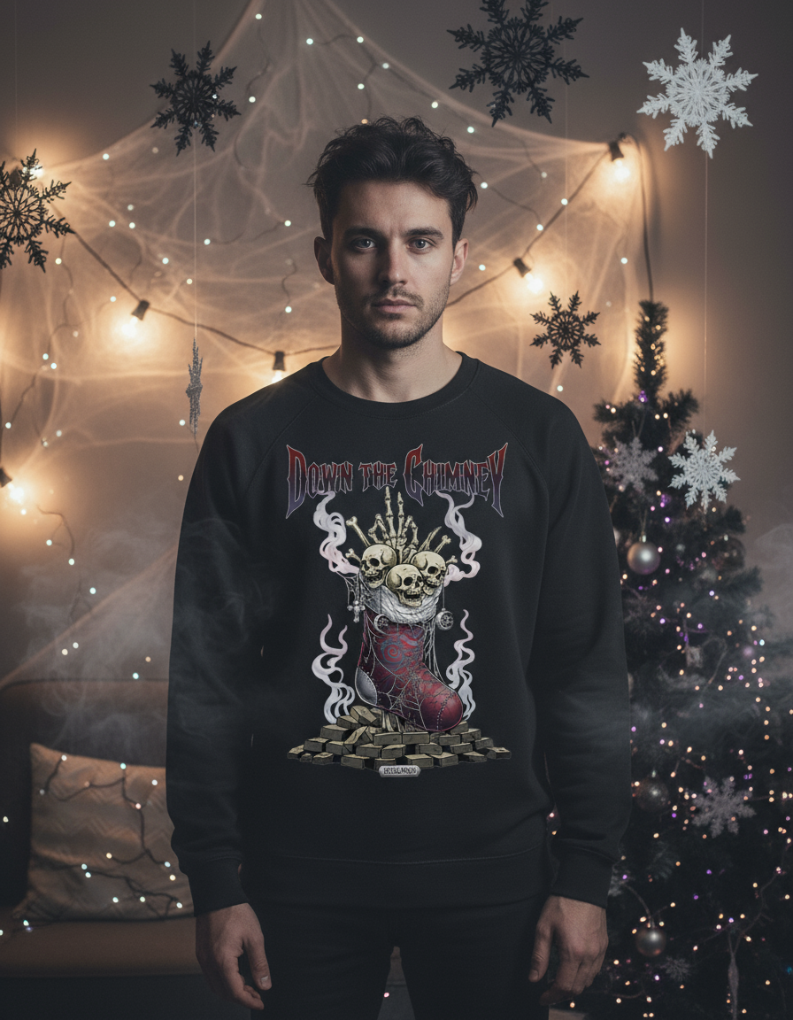 Down the Chimney | Dark X-Mas Collection | Nebelmond Sweatshirt