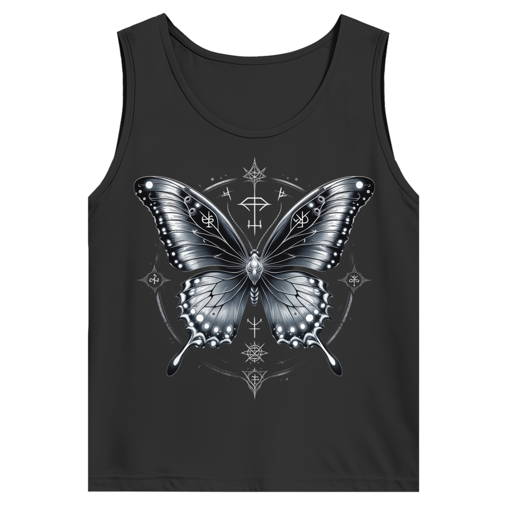 SILVER SOUL WINGS | Dark Butterfy Collection | Nebelmond Herren Basic Tank Top