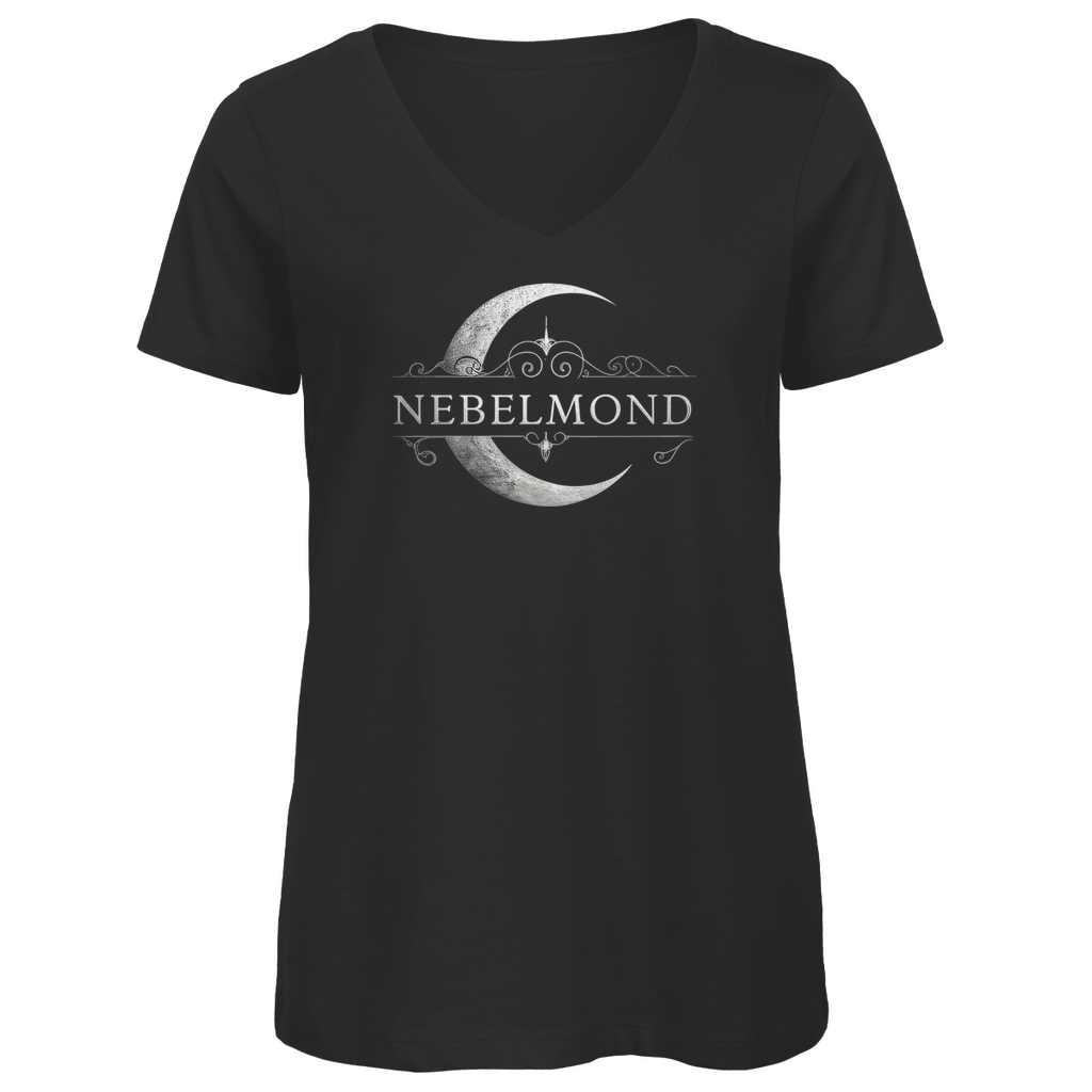 Nebelmond Damen Premium Bio V-Neck T-Shirt
