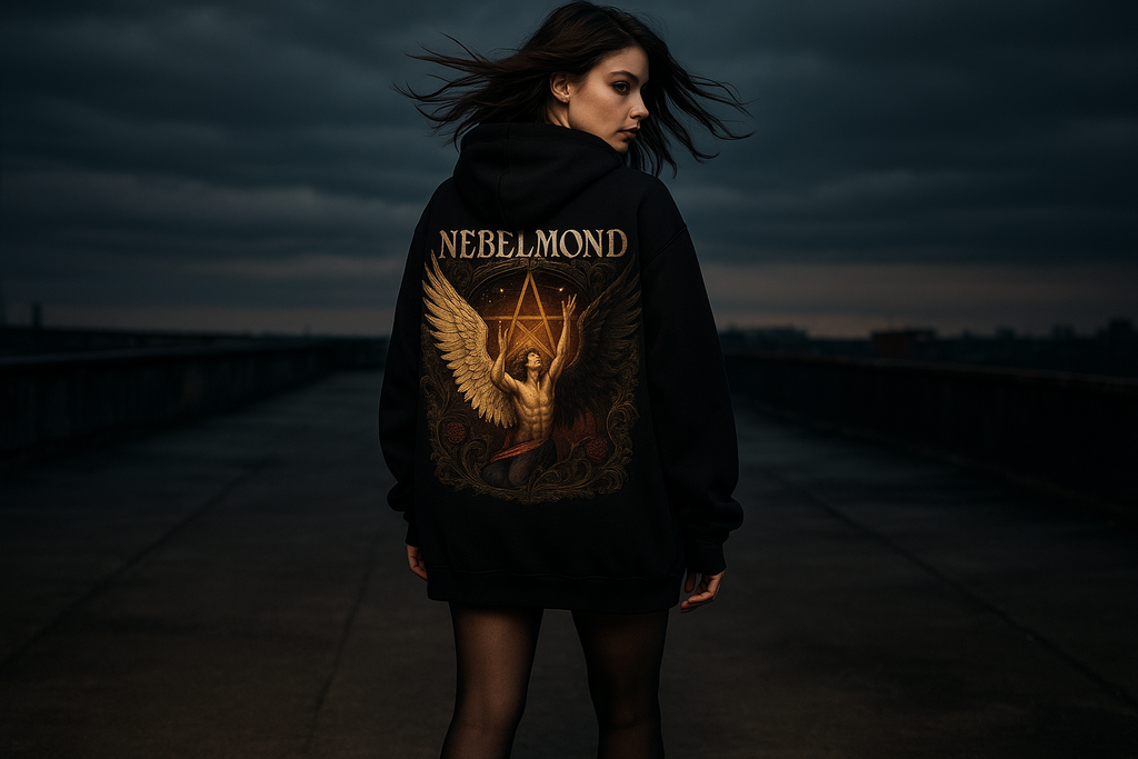 Frau Mockup Celestial Rebellion Oversized Hoodie