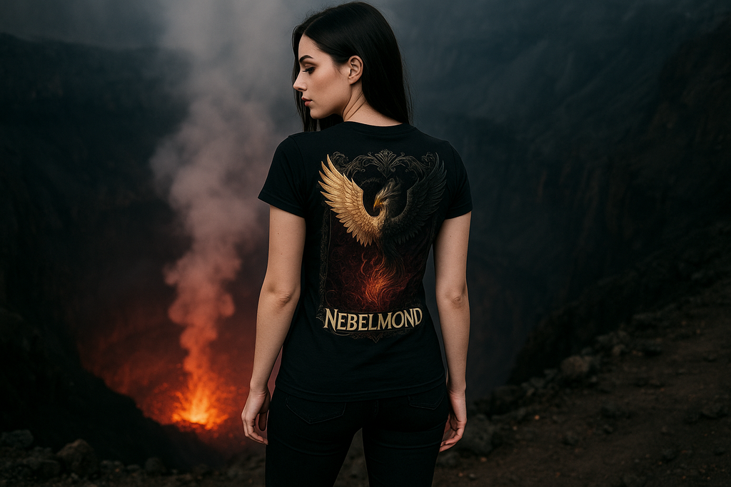 Frau Mockup Dark Phoenix Premium T-Shirt