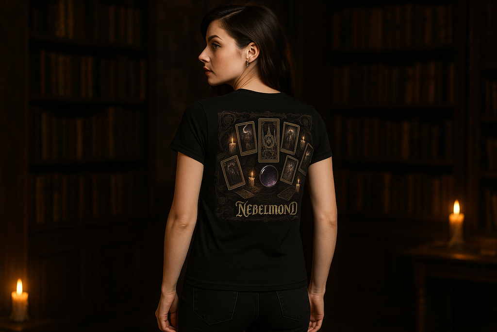 Frau Mockup Mystic Tarot Premium T-Shirt