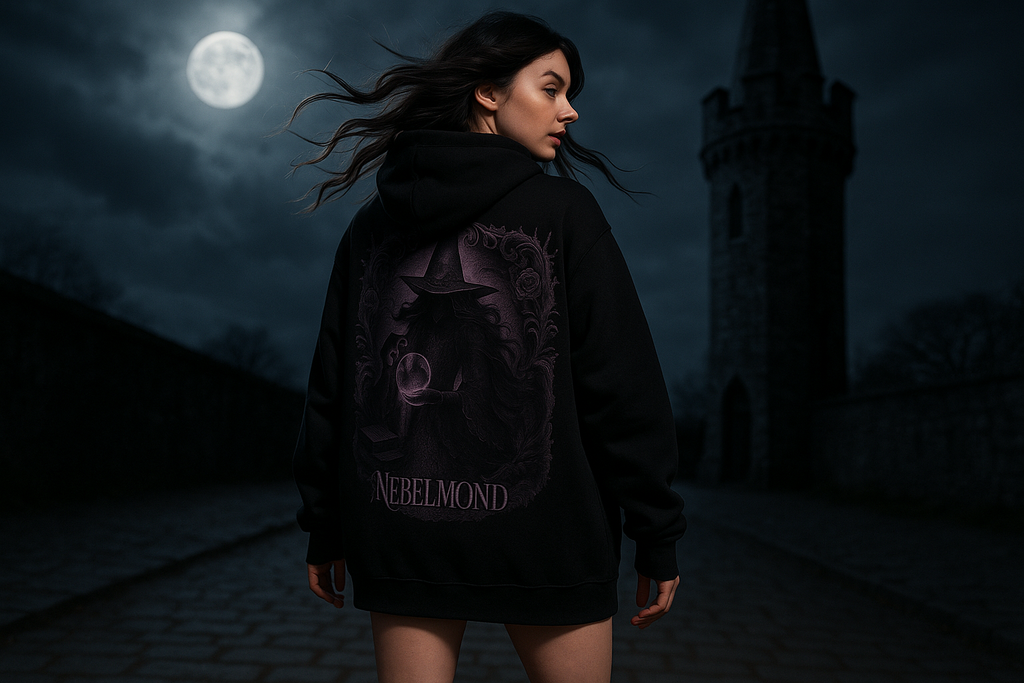 Frau Mockup Shadow Witch Oversized Hoodie