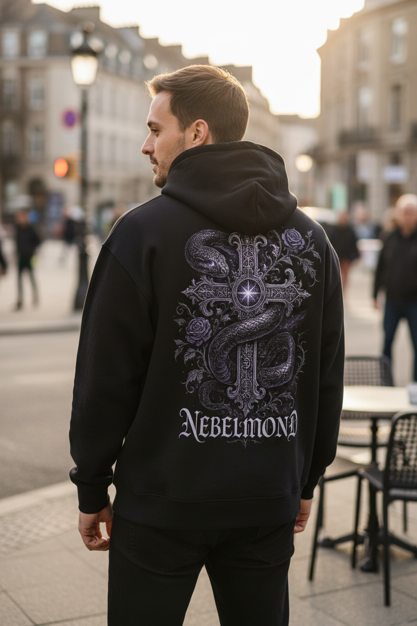 Sacred Serpent Backprint Premium Hoodie – Urban Lifestyle