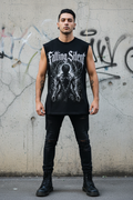 Falling Silent Sleeveless Oversized Tee – Lifestyle Urban