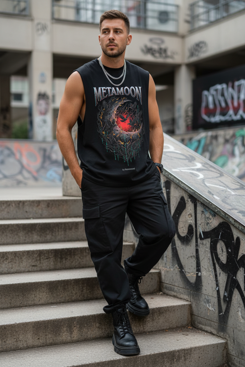 Crescent Reaper Sleeveless Tee – Lifestyle Urban
