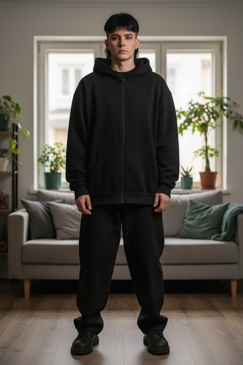 Ultra Heavy Zip Hoody - Frontansicht