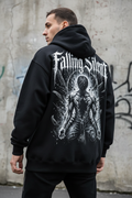 Falling Silent Zipper Hoodie – Lifestyle Rückansicht Urban