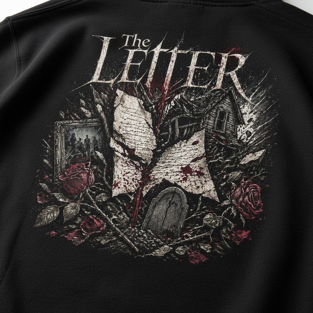 The Letter Premium Hoodie – Detail Print/Fleece