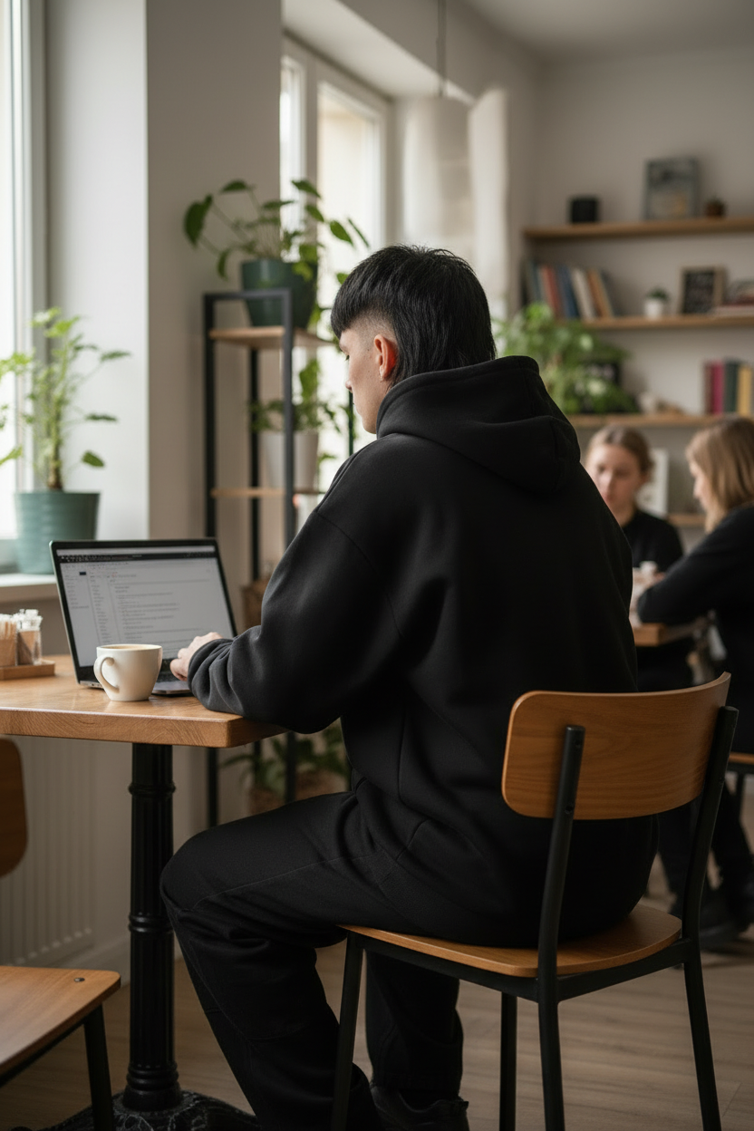 Ultra Heavy Zip Hoody - Lifestyle Rückansicht