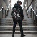 The Letter Oversized Zipper Hoodie – Lifestyle Backprint