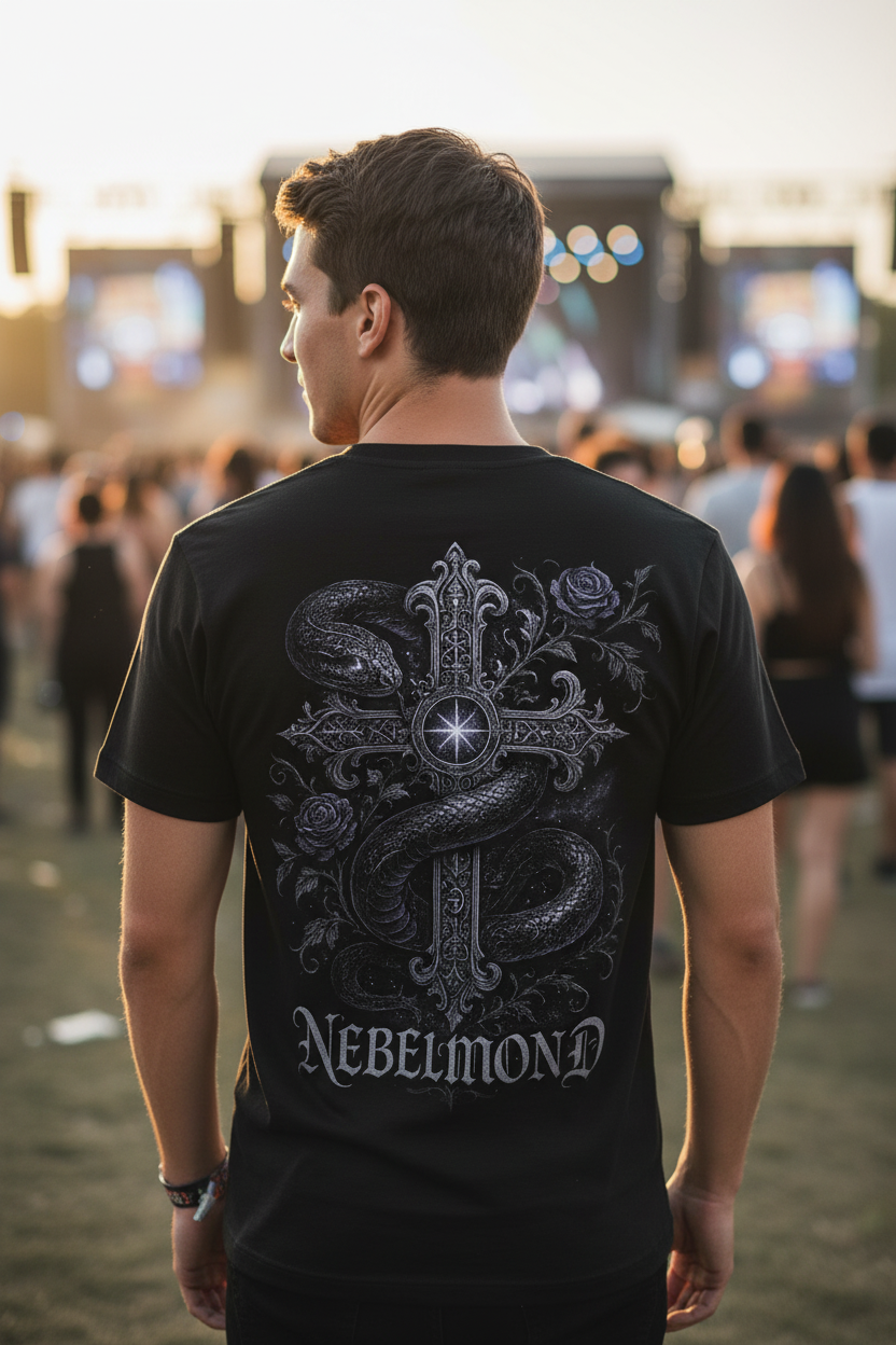 Sacred Serpent Backprint Premium T-Shirt – Festival Lifestyle