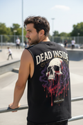 Dead Inside Backprint Sleeveless Oversized Tee - Lifestyle Rückansicht
