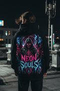 Neon Souls Zipper Hoodie – Lifestyle Rückansicht