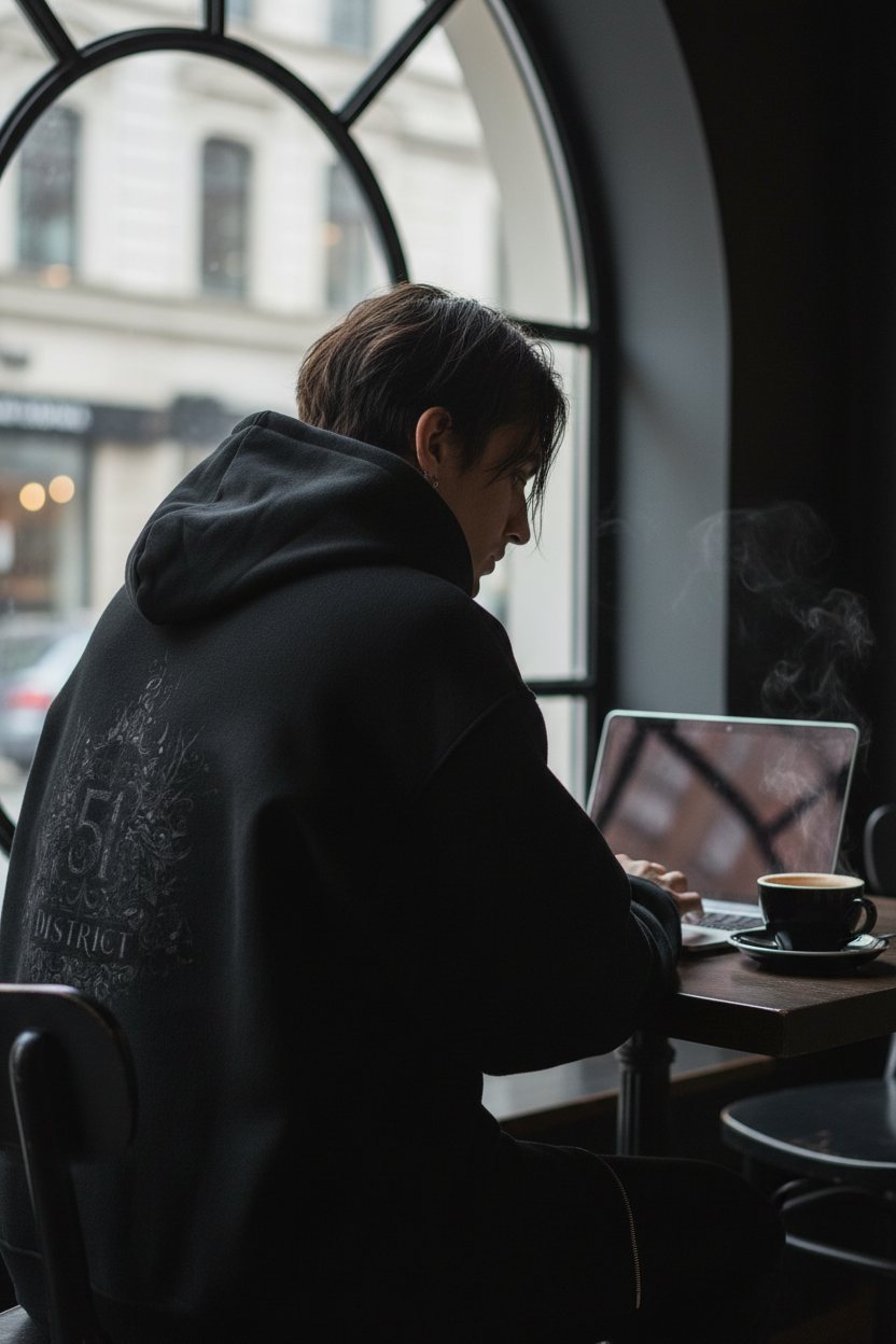 DISTRICT51 Oversized Zipper Hoodie