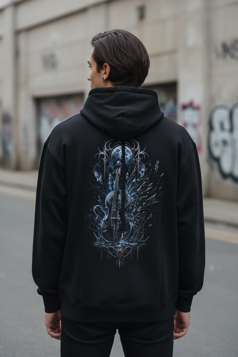 Broken Melody - The Story // Backprint // Metamoon // Premium Hoodie