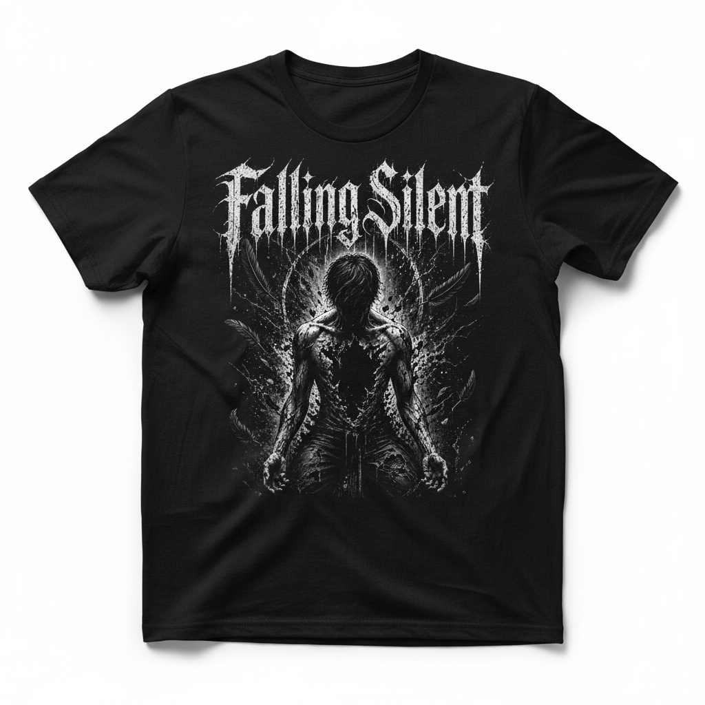 Falling Silent Premium T-Shirt – Hauptbild Frontansicht