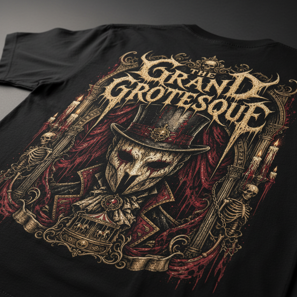 The Grand Grotesque – Print Detail Nahaufnahme