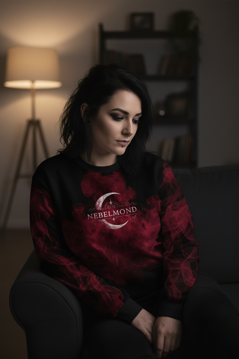 Fallen Angel Sweatshirt - Schwarz - Lifestyle Vorderseite