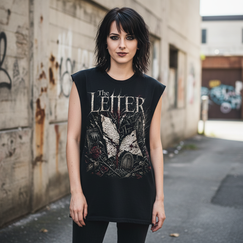 The Letter Sleeveless Oversized Tee – Lifestyle Urban