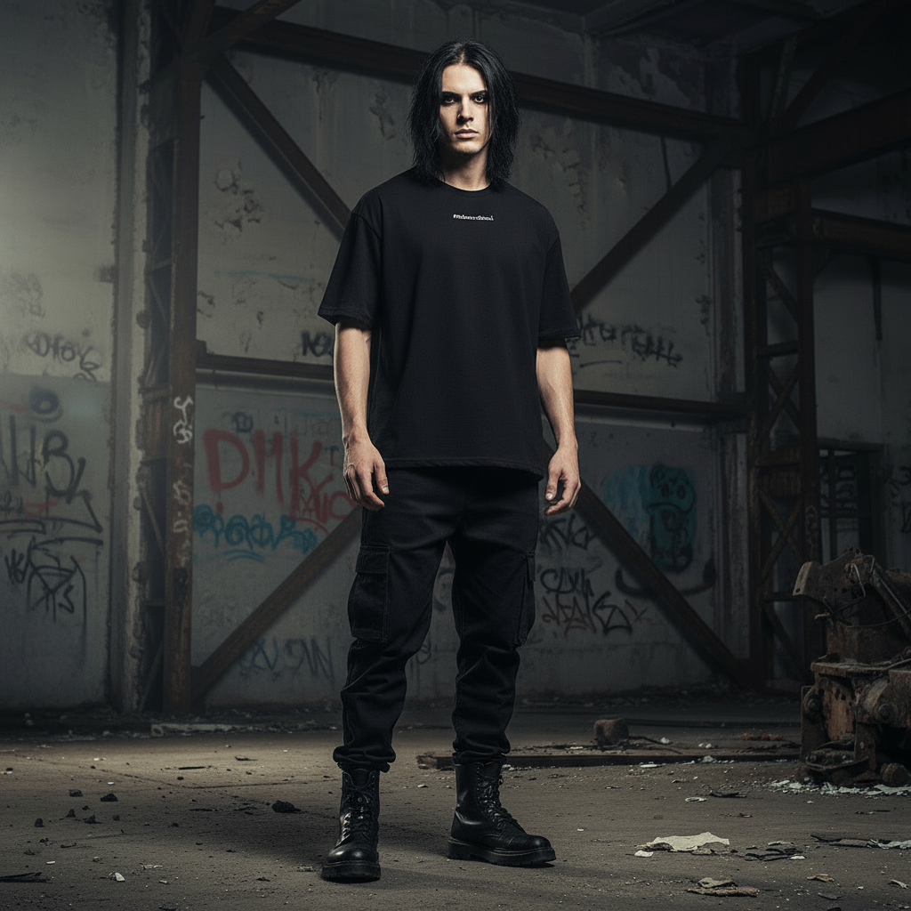 Is Anyone Listening Oversized Shirt Front