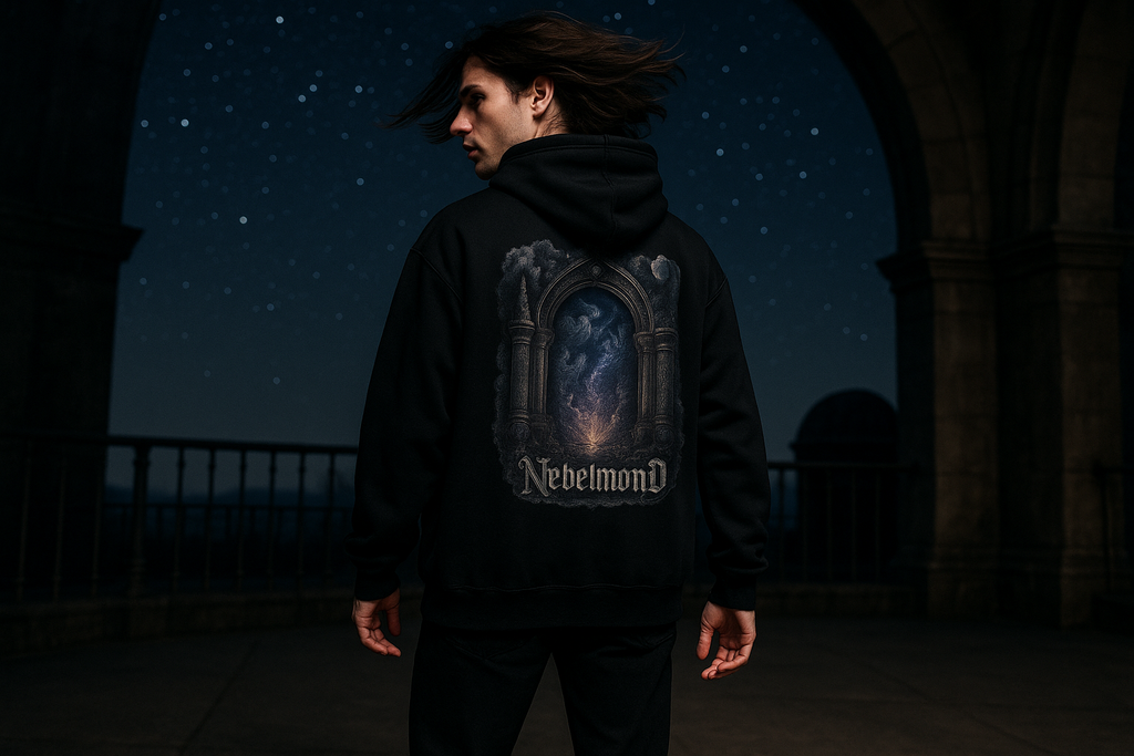 Mann Mockup Astral Gateway Oversized Hoodie