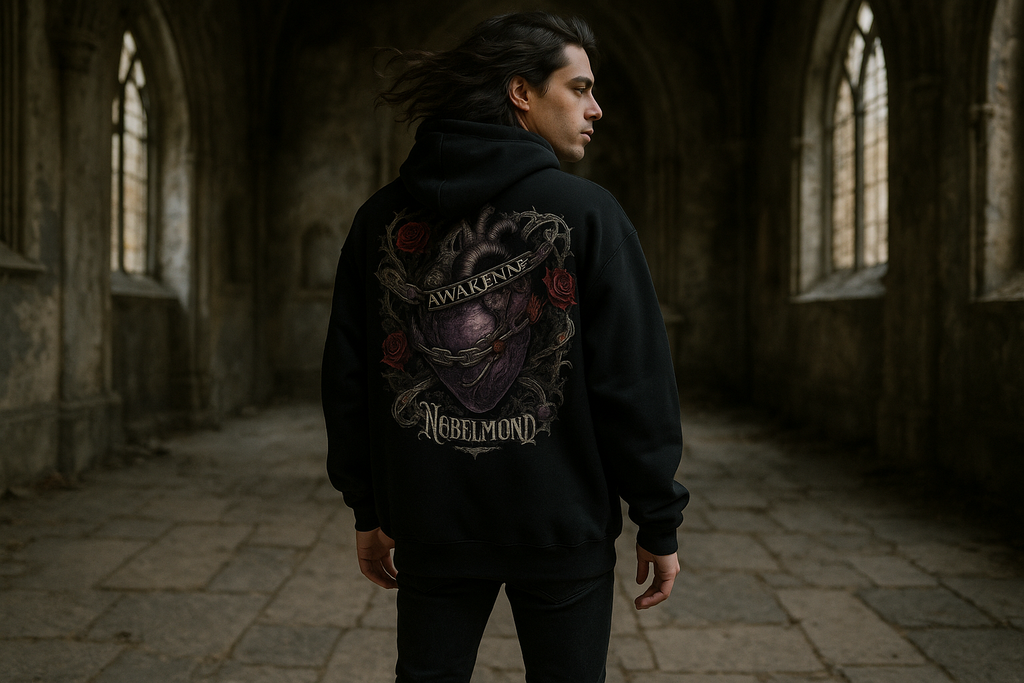 Mann Mockup Divine Chains Oversized Hoodie