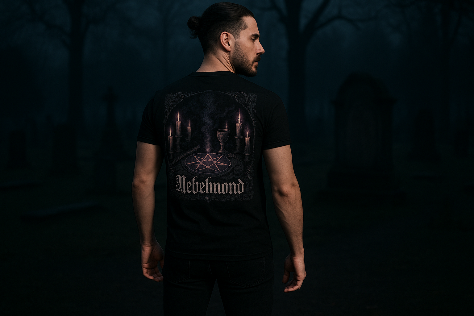 Mann Mockup Midnight Ritual Premium T-Shirt