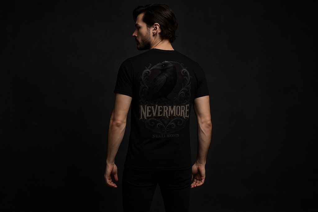 Mann Mockup Nevermore Premium T-Shirt
