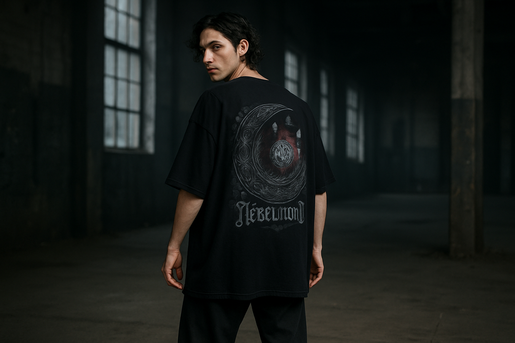 Mann Mockup Oversized Shirt korrekt